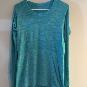 Lululemon turquoise swiftly size 10